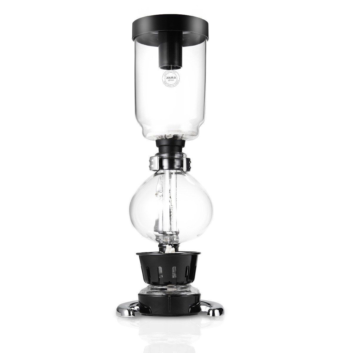 Yama Glass Tabletop Siphon Coffee Maker I Syphon Brewer with Vacuum  Technology I Hand Blown Durable Borosilicate Glass for Cleanest Brew I  Alcohol