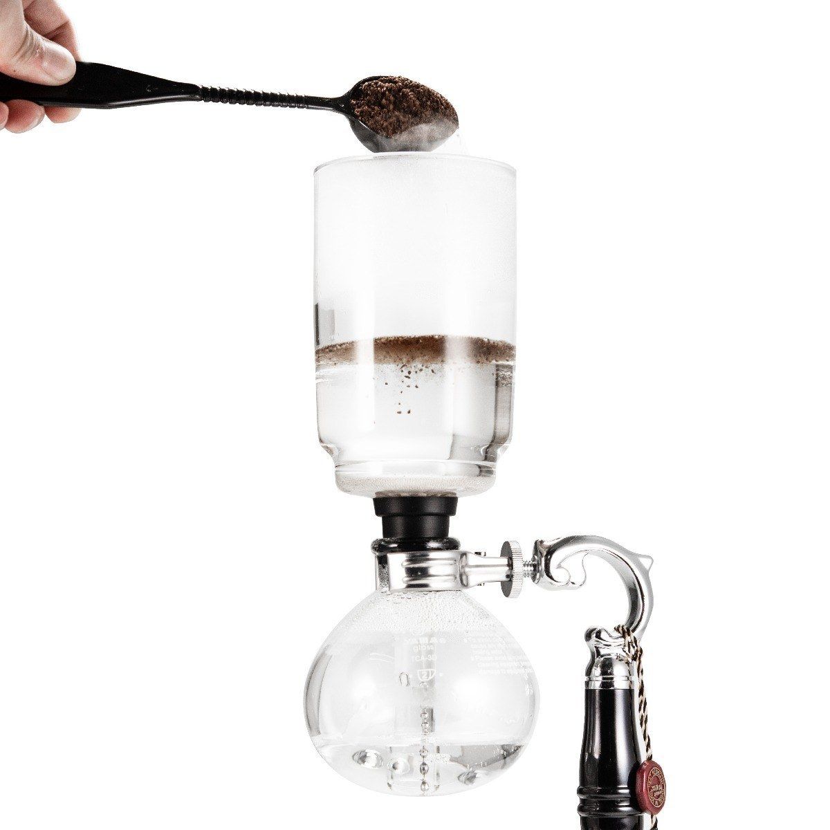 Amarine Made 5-Cup Coffee Syphon Tabletop Siphon (Syphon) Gravity Coffee  Maker Glass Siphon Vacuum Coffee Maker, 16 Ounce, Clear with Alcohol Burner