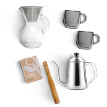 Load image into Gallery viewer, Hearth &amp; Yama CD6 Pour Over Coffee Kit - Grey