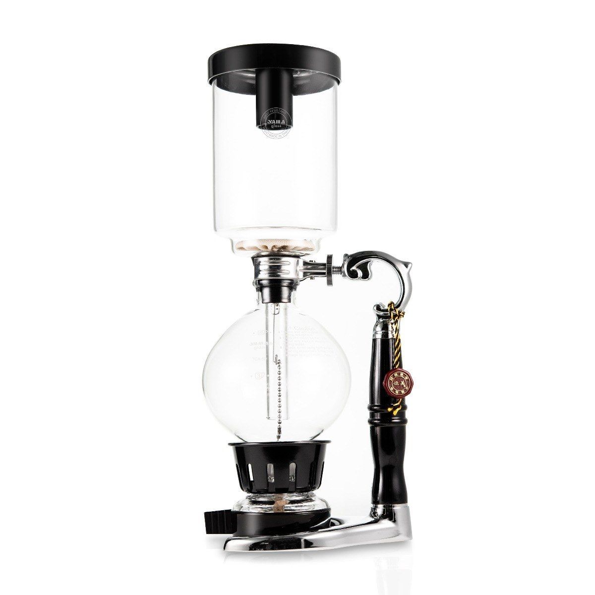 OUKANING 5 Cups Vacuum Unique Coffee Tea Espresso Syphon Maker with Alcohol  Burner 500ml