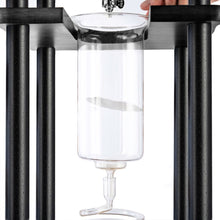 25 Cup Cold Drip Maker Straight Black Wood Frame