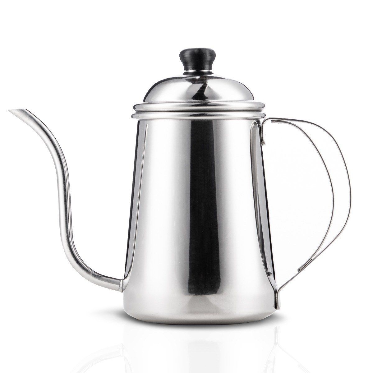 Choice 10 oz. Stainless Steel Gooseneck Teapot