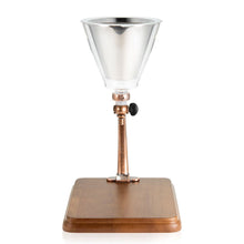 Load image into Gallery viewer, Yama Glass Silverton Brewer with Brown Base and Brass Accents