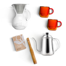 Load image into Gallery viewer, Hearth &amp; Yama CD6 Pour Over Coffee Kit - Amber