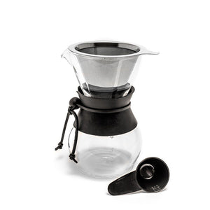 Yama Coffee Drip Pot with Stainless Cone Filter - (30oz)